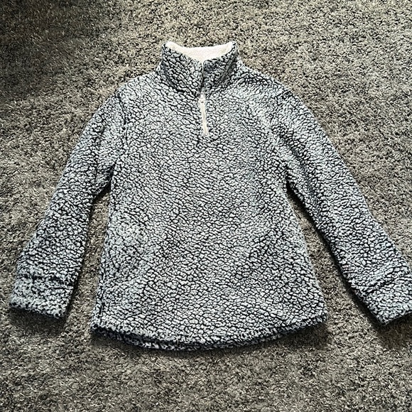 Grey and White Sherpa from Zesica. Worn a few times, like new. - Picture 1 of 2